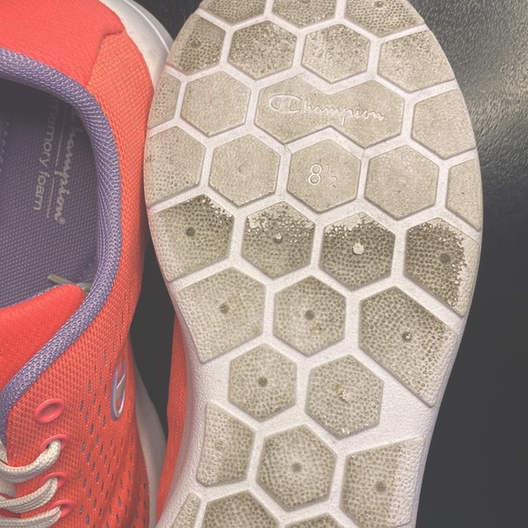 Neon pink athletic champion running shoes, very comfortable and only worn twice! - Picture 6 of 6